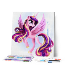 Laden Sie das Bild in den Galerie-Viewer, Diamond Painting – Cartoon Einhorn