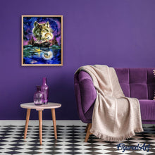 Laden Sie das Bild in den Galerie-Viewer, Diamond Painting | Diamond Painting - Wolves and Lunar Sky | animals Diamond Painting Animals rabbits wolves | FiguredArt