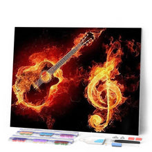 Laden Sie das Bild in den Galerie-Viewer, Diamond Painting | Diamond Painting - Fire Music | Diamond Painting Romance music romance | FiguredArt