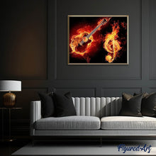 Laden Sie das Bild in den Galerie-Viewer, Diamond Painting | Diamond Painting - Fire Music | Diamond Painting Romance music romance | FiguredArt