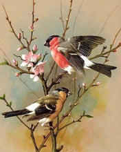 Laden Sie das Bild in den Galerie-Viewer, Diamond Painting, Vögel auf Ast