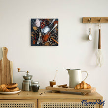 Laden Sie das Bild in den Galerie-Viewer, Diamond Painting | Diamond Painting - Spices and Spoons | Diamond Painting kitchen kitchen | FiguredArt