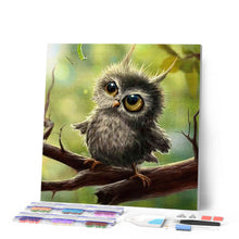 Laden Sie das Bild in den Galerie-Viewer, Diamond Painting | Diamond Painting - Little Owl | animals Diamond Painting Animals owls | FiguredArt