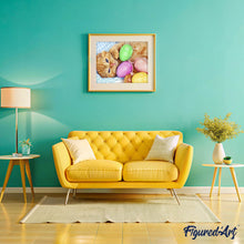 Laden Sie das Bild in den Galerie-Viewer, Diamond Painting | Diamond Painting - Cat and Eggs | animals cats Diamond Painting Animals | FiguredArt
