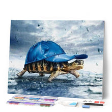 Laden Sie das Bild in den Galerie-Viewer, Diamond Painting | Diamond Painting - Turtle and Cap | animals Diamond Painting Animals turtles | FiguredArt