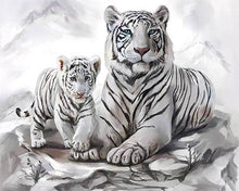 Laden Sie das Bild in den Galerie-Viewer, Diamond Painting, Tiger im Schnee