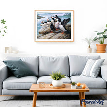 Laden Sie das Bild in den Galerie-Viewer, Diamond Painting | Diamond Painting - Birds in seaside | animals birds Diamond Painting Animals | FiguredArt