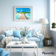 Laden Sie das Bild in den Galerie-Viewer, Diamond Painting | Diamond Painting - Path to Paradise | Diamond Painting Landscapes landscapes | FiguredArt