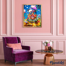 Laden Sie das Bild in den Galerie-Viewer, Diamond Painting | Diamond Painting - Castle on Sunflowers | castles Diamond Painting Flowers flowers | FiguredArt