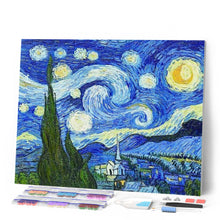 Laden Sie das Bild in den Galerie-Viewer, Diamond Painting | Diamond Painting - Starry Night 2 | Diamond Painting Famous Paintings famous paintings | FiguredArt
