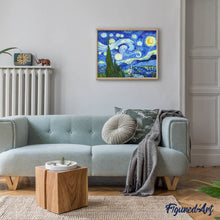 Laden Sie das Bild in den Galerie-Viewer, Diamond Painting | Diamond Painting - Starry Night 2 | Diamond Painting Famous Paintings famous paintings | FiguredArt