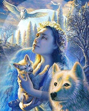 Laden Sie das Bild in den Galerie-Viewer, Diamond Painting, Prinzessin der Tiere