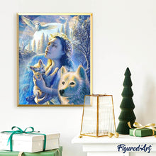 Laden Sie das Bild in den Galerie-Viewer, Diamond Painting | Diamond Painting - Princess of Animals | animals Diamond Painting Animals | FiguredArt