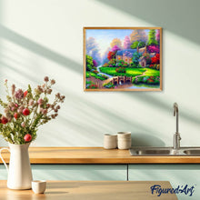 Laden Sie das Bild in den Galerie-Viewer, Diamond Painting | Diamond Painting - Villa with Nice Garden | Diamond Painting Landscapes landscapes | FiguredArt
