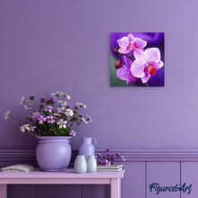 Laden Sie das Bild in den Galerie-Viewer, Diamond Painting | Diamond Painting - Purple Flower | Diamond Painting Flowers flowers | FiguredArt