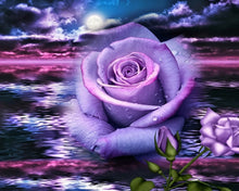 Laden Sie das Bild in den Galerie-Viewer, Diamond Painting, Rose und Meer