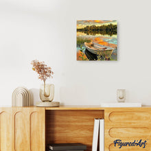 Laden Sie das Bild in den Galerie-Viewer, Diamond Painting | Diamond Painting - Boat on Lake | Diamond Painting Ships ships | FiguredArt