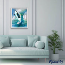 Laden Sie das Bild in den Galerie-Viewer, Diamond Painting | Diamond Painting - Orca | animals Diamond Painting Animals | FiguredArt