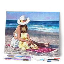Laden Sie das Bild in den Galerie-Viewer, Diamond Painting | Diamond Painting - Family on the Beach | Diamond Painting Landscapes landscapes | FiguredArt