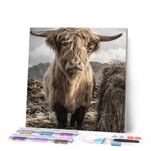 Laden Sie das Bild in den Galerie-Viewer, Diamond Painting | Diamond Painting - Yak | animals bisons and yaks Diamond Painting Animals | FiguredArt