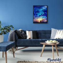 Laden Sie das Bild in den Galerie-Viewer, Diamond Painting | Diamond Painting - City and Big Sky | cities Diamond Painting Cities | FiguredArt