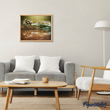 Laden Sie das Bild in den Galerie-Viewer, Diamond Painting | Diamond Painting - Frog and Crocodile | animals Diamond Painting Animals frogs | FiguredArt