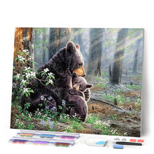 Laden Sie das Bild in den Galerie-Viewer, Diamond Painting | Diamond Painting - Bear Family | animals bear Diamond Painting Animals | FiguredArt