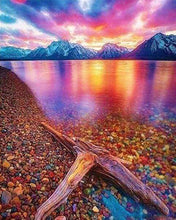 Laden Sie das Bild in den Galerie-Viewer, Diamond Painting, See und Berge