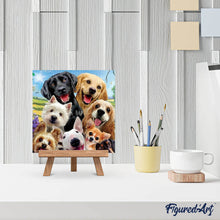 Laden Sie das Bild in den Galerie-Viewer, Diamond Painting | Diamond Painting - Friendly Dogs | animals Diamond Painting Animals dogs | FiguredArt