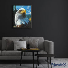 Laden Sie das Bild in den Galerie-Viewer, Diamond Painting | Diamond Painting - Eagle and Mountain | animals Diamond Painting Animals eagles mountains | FiguredArt