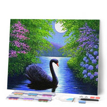 Laden Sie das Bild in den Galerie-Viewer, Diamond Painting | Diamond Painting - Swan | animals birds Diamond Painting Animals swans | FiguredArt
