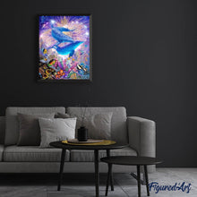 Laden Sie das Bild in den Galerie-Viewer, Diamond Painting | Diamond Painting - Dolphins | animals Diamond Painting Animals dolphins | FiguredArt