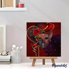 Laden Sie das Bild in den Galerie-Viewer, Diamond Painting | Diamond Painting - Mask | Diamond Painting Romance romance | FiguredArt