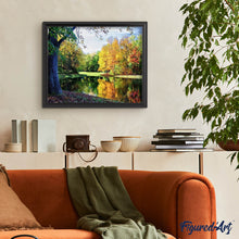Laden Sie das Bild in den Galerie-Viewer, Diamond Painting | Diamond Painting - Pond View | Diamond Painting Landscapes landscapes | FiguredArt