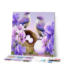 Laden Sie das Bild in den Galerie-Viewer, Diamond Painting | Diamond Painting - Birds and Eggs | animals birds Diamond Painting Animals | FiguredArt