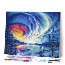 Laden Sie das Bild in den Galerie-Viewer, Diamond Painting | Diamond Painting - Lake Landscape Winter | Diamond Painting Landscapes landscapes winter | FiguredArt