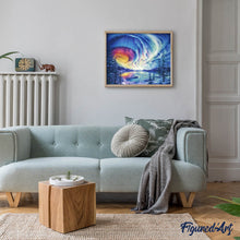 Laden Sie das Bild in den Galerie-Viewer, Diamond Painting | Diamond Painting - Lake Landscape Winter | Diamond Painting Landscapes landscapes winter | FiguredArt