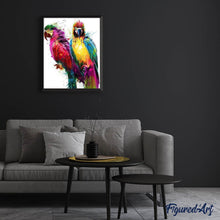 Laden Sie das Bild in den Galerie-Viewer, Diamond Painting | Diamond Painting - Design Parrots | animals birds Diamond Painting Animals parrots | FiguredArt