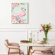 Laden Sie das Bild in den Galerie-Viewer, Diamond Painting | Diamond Painting - Pink Flamingo | animals Diamond Painting Animals flamingos | FiguredArt