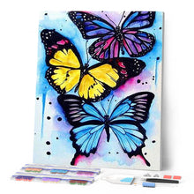 Laden Sie das Bild in den Galerie-Viewer, Diamond Painting | Diamond Painting - Butterflies | animals butterflies Diamond Painting Animals | FiguredArt