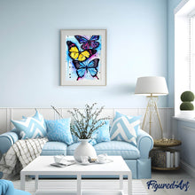 Laden Sie das Bild in den Galerie-Viewer, Diamond Painting | Diamond Painting - Butterflies | animals butterflies Diamond Painting Animals | FiguredArt