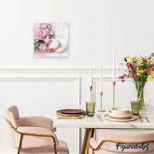 Laden Sie das Bild in den Galerie-Viewer, Diamond Painting | Diamond Painting - White Hat and Flowers | Diamond Painting Flowers flowers | FiguredArt