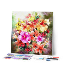 Laden Sie das Bild in den Galerie-Viewer, Diamond Painting | Diamond Painting - Multi Color Flowers | Diamond Painting Flowers flowers | FiguredArt