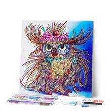 Laden Sie das Bild in den Galerie-Viewer, Diamond Painting | Diamond Painting - Fashion Owl | animals Diamond Painting Animals owls | FiguredArt
