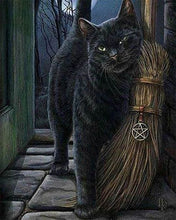 Laden Sie das Bild in den Galerie-Viewer, Diamond Painting, Schwarze Katze