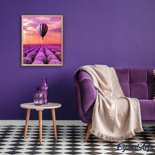 Laden Sie das Bild in den Galerie-Viewer, Diamond Painting | Diamond Painting - Hot Air Balloon over the fields | Diamond Painting Landscapes landscapes | FiguredArt