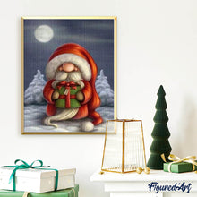 Laden Sie das Bild in den Galerie-Viewer, Diamond Painting | Diamond Painting - Father Christmas in his Hood | christmas Diamond Painting Landscapes landscapes | FiguredArt