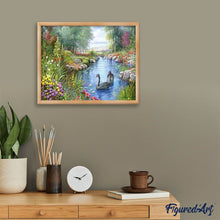 Laden Sie das Bild in den Galerie-Viewer, Diamond Painting | Diamond Painting - Black Swans | animals birds Diamond Painting Animals swans | FiguredArt