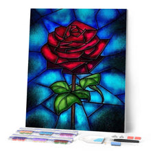 Laden Sie das Bild in den Galerie-Viewer, Diamond Painting | Diamond Painting - Pink Mosaic | Diamond Painting Flowers flowers | FiguredArt