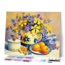 Laden Sie das Bild in den Galerie-Viewer, Diamond Painting | Diamond Painting - Flowers and Apricots | Diamond Painting Flowers flowers | FiguredArt
